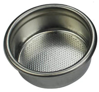 1 x RAW Customer Returns Bottomless portafilter 3 portions sieve insert for Rancilio espresso machines set - RRP €67.56