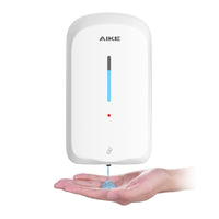 1 x RAW Customer Returns AIKE Soap Dispenser Wall Mounted, 1000ml Soap Dispenser Automatic Wall Mounted for Commercial Hand Soap Dispenser for Bathrooms, Two Power Supply Options Plug In Battery  - RRP €42.59