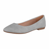 1 x RAW Customer Returns Elara Women s Ballerina Comfortable Slip Ons Flat Chunkyrayan New B3039H-BL Grey 39 - RRP €24.95