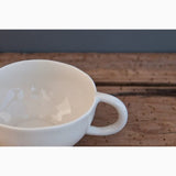 1 x RAW Customer Returns Kasahome Set of 2 Breakfast Mugs for Milk Tea Cereals Mug White Ceramic Cup 450 ML - RRP €19.63