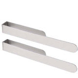 1 x RAW Customer Returns 2PACK Towel Rack, 14 inch Adhesive Towel Bar Stick on Towel Ring for Bathroom Wall Kitchen Stainless Steel Brushed Sliver - RRP €20.15