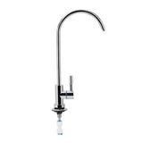 1 x RAW Customer Returns GAESHOW Chrome Plated Reverse Osmosis Faucet, RO Drinking Water Filter Kitchen Faucet, Stainless Steel Water Filter Faucet, Neck Drinking Water Filter Kitchen Faucet - RRP €18.71