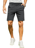 1 x RAW Customer Returns Elegancity Men s Golf Shorts Trousers Short Summer Chino Casual Fit Men s Belted Pants S-XXL 1 Gray XL - RRP €31.99