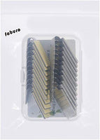 1 x RAW Customer Returns faburo 24PC adhesive hooks made of stainless steel - RRP €20.4