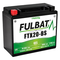 1 x RAW Customer Returns - FULBATTERY MOTORCYCLE FULBAT GEL FTX20-BS YTX20-BS 12V 18.9AH 270A - RRP €78.64