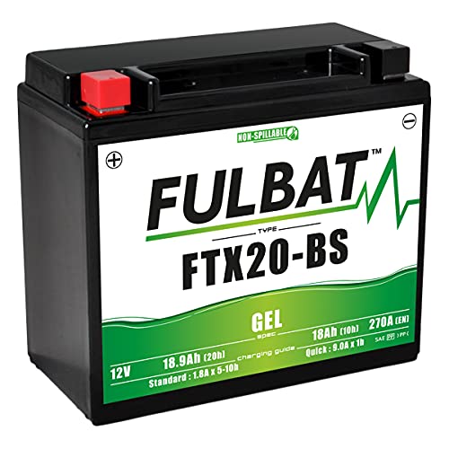 1 x RAW Customer Returns - FULBATTERY MOTORCYCLE FULBAT GEL FTX20-BS YTX20-BS 12V 18.9AH 270A - RRP €78.64