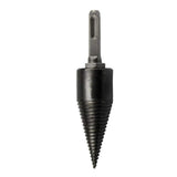 1 x RAW Customer Returns SYWAN Round Wood Splitter Screw Cone Drill Bit 32 mm for Carpentry Camping Tool Hexagonal Handle Hand Drill Rod Copper Round Handle  - RRP €9.44