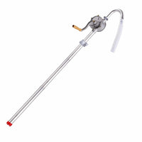 1 x RAW Customer Returns Crank pump, barrel pump, aluminum alloy rotary hand crank oil barrel hand pump for canister petrol diesel fuel garage hand barrel heating oil pump - RRP €34.85