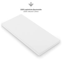 1 x RAW Customer Returns Laleni Baby Cot Sheets - Cot Sheets - Newborn Pram Sheets - Cot Mattress Cover with Elastic Corners - Cot Mattress Cover 100 Cotton 135gsm - White - Cot 55x90cm - RRP €14.09