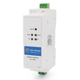 1 x RAW Customer Returns Benefischl -DR302 DIN Rail Serial RS485 to Ethernet Module IP Server Converter Ethernet Modbus RTU to Modbus Unit - RRP €37.89