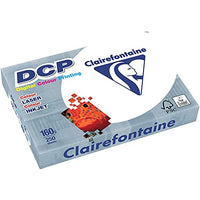 2 x RAW Customer Returns Clairefontaine Pack of 250 sheets of DCP A4 multifunction paper - 160 g m - White - 250 sheets - RRP €38.32