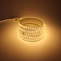 1 x RAW Customer Returns pcning 220V 230V 120 LEDs M LED Strip, 5730 Light Bar, 3M IP67 Waterproof LED Strip 3000K Warm White - RRP €23.18