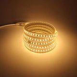 1 x RAW Customer Returns pcning Outdoor LED Strip IP67 Waterproof 3 Meters 220V 5730 120 LED M Warm White LED Light, Girlande fonatech de lumiere exterior led, Bando led 220v 230v Warm White. 3  - RRP €24.98