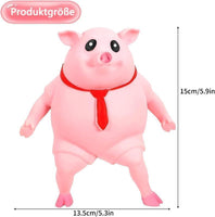 6 x Brand New Anti Stress Pig for Children and Adults, Pig Squeeze Toy, Funny Piggy Squeeze Toy, Stress Balls Pig Stress Toy for Leisure Entertainment Stress Relief - RRP €66.48