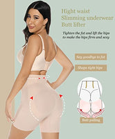 1 x RAW Customer Returns BESDEL Shapewear Women s Waist Shaper Body Shaper Seamless Invisible Figure Shaping Girdle Panties Tummy Control Underwear Underpants Under Skirt Beige L - RRP €24.99