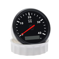 1 x RAW Customer Returns Geloo Marine Tachometer RPM LCD Counter Meter 85mm Boat Tachometer 4000 RPM Waterproof Tachometer for Car Truck Boat Diesel Engine Ship Outboard Motor Tachometer 9-32V  - RRP €42.99