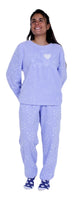 1 x RAW Customer Returns flashpijamas Plush Fleece 2 Piece Pajamas, Long Sleeve T-shirt and Very Warm Long Pants. Model P48 - RRP €37.37