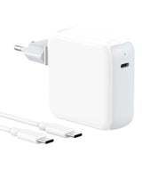 1 x RAW Customer Returns IFEART 67W Charger for MacBook Pro 13 14 15 16 inch, MacBook Air 2020 2019 2018, iPad Pro 12.9 11 , HP, Lenovo, Fast Charger, USB C to C Cable 2M, LED - RRP €28.99