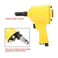 1 x RAW Customer Returns KP-705P Pneumatic Riveter Pistol Grip Rivet Gun Air Riveting Tool 2.4-4.8mm Suitable for Aluminum Nail - RRP €62.62