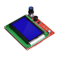 1 x RAW Customer Returns Hailege 3D Printer Reprap Smart Controller 12864 LCD Display with Smart Controller Board for 3D Printer RAMPS 1.4 Reprap Mendel Prusa 128x64 LCD Blue Color - RRP €18.2