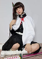 1 x RAW Customer Returns CR ROLECOS Tsuyuri Kanao Cosplay Costume Kanao Tsuyuri with Jacket Tsuyuri Kanao Complete Set Halloween Adult 3XL - RRP €62.51