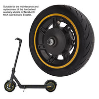 1 x RAW Customer Returns Scooter Replacement Wheels, 10 inch 60 70-6.5 Scooter Front Wheel with Tube Tire Replacement for Ninebot 9 MAX G30 Electric Scooter, Electric Scooter Parts Accessories - RRP €55.07