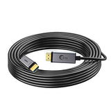 1 x RAW Customer Returns QING CAOQING 4K HDMI fiber optic cable 100m, high speed HDMI 2.0 cable supported with 4K 60HZ 18Gbps HDR10 4 4 4 - RRP €26.4