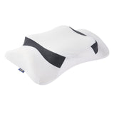 1 x RAW Customer Returns Coolux Sleep Memory Foam Orthopedic Pillow Neck Pillow Ergonomic Neck Pillow for Neck and Shoulder Pain Neck Support Pillow for Back, Stomach, Side Sleepers Black and White  - RRP €21.77