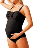 1 x RAW Customer Returns Women s Maternity Fitness One Piece Swimsuit Lightweight and Easy to Move Black 2XL - RRP €38.99