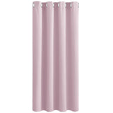 1 x RAW Customer Returns PONY DANCE Children s room curtains for girls - short curtain, blackout thermal curtain against cold and heat, opaque curtains with eyelets, 1 piece H 137 x W 132 cm, light pink - RRP €18.28