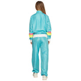 1 x RAW Customer Returns Boland - Costume for adults, tracksuit 80s with pockets, jacket and trousers, jogging suit, stag party, retro style, athlete, group costume, adult, theme party, carnival - RRP €27.48