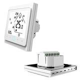 1 x RAW Customer Returns BecaSmart 002 Series Smart WiFi Thermostat for 2 Pipe Fan Coil Unit Touch Screen Support Remote Control and Voice Control for Mobile Phones White - RRP €44.4