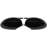 1 x RAW Customer Returns KASturbo rear view mirror cover caps suitable for E81 E87 E90 E91 E92 E93 LCI M3 Style 2005-2007 Left Right Black glossy - RRP €48.98