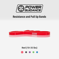 1 x RAW Customer Returns POWER GUIDANCE Elastic Resistance Bands - Pull Up Exercise Fitness Workout Bands Home Gym Equipment, For Yoga, Pilates or Rehabilitation - Greater Strength and Mobility - 102 Natural Latex - RRP €10.9