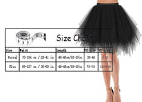 9 x Brand New Tmade women s tulle skirt, 50s rockabilly petticoat, women s tutu petticoat, short ballet dance dress, ball gown evening dress, puffy cosplay skirt, black - RRP €163.26