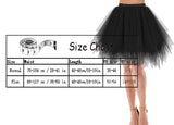 9 x Brand New Tmade women s tulle skirt, 50s rockabilly petticoat, women s tutu petticoat, short ballet dance dress, ball gown evening dress, puffy cosplay skirt, black - RRP €163.26