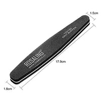 4 x Brand New ROSALIND 10 pieces nail files 100 180, nail files double-sided, professional nail files for gel nails, black professional nail files disposable, for nail salon and home - RRP €72.0