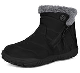 1 x Brand New Barefoot Shoes Winter Boys Girls Snow Boots Waterproof Winter Boots Warm Lined Boots,Black A,Black A,EU30 - RRP €49.99