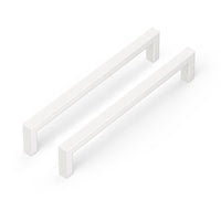 1 x RAW Customer Returns LONTAN 10 pieces cabinet handles white furniture handles 128 mm hole spacing furniture handles white handles for kitchen cabinets kitchen handles door handles kitchen kitchen cabinet handles stainless steel - RRP €24.99