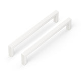 1 x RAW Customer Returns LONTAN 10 pieces cabinet handles white furniture handles 160 mm hole spacing furniture handles white handles for kitchen cabinets kitchen handles door handles kitchen kitchen cabinet handles stainless steel - RRP €28.51