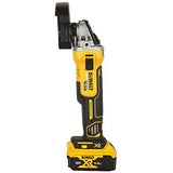 1 x RAW Customer Returns Dewalt 18 Volt 125 mm cordless angle grinder DCG405P2 800 watts, brushless motor, epoxy resin armored windings, electronic clutch and brake, including 2x 5.0 Ah batteries and charger  - RRP €24.0