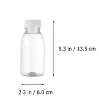 1 x RAW Customer Returns Lurrose 12 Pieces Drinking Bottle 250Ml Plastic Juice Bottles Juice Bottles Smoothie Bottle Milk Bottle with Lid for Milk, Water, Juice, Yogurt, Drinks. - RRP €14.51