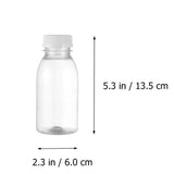 1 x RAW Customer Returns Lurrose 12 Pieces Drinking Bottle 250Ml Plastic Juice Bottles Juice Bottles Smoothie Bottle Milk Bottle with Lid for Milk, Water, Juice, Yogurt, Drinks. - RRP €14.51