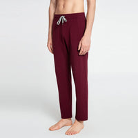 3 x Brand New MaaMgic Men s Yoga Pants Elastic Breathable Casual Trousers Pajamas Trousers in Gym, Burgundy, S - RRP €80.97