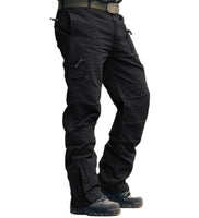 1 x RAW Customer Returns MAGCOMSEN Work Trousers Men Cotton Cargo Pants Men Tactical Pants with Multi Pockets Breathable Functional Pants Regular Fit Outdoor Pants for Hiking Black 36 - RRP €58.98