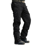 1 x RAW Customer Returns MAGCOMSEN Men s Work Trousers Cotton Cargo Trousers Men s Tactical Trousers with Multi Pockets Breathable Functional Trousers Regular Fit Outdoor Trousers for Hiking Black 38 - RRP €58.98