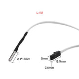 1 x RAW Customer Returns HysiPrui 3D Printer Accessories NTC 100K Thermistor Temp Sensor and Cartridge Heater Kit, Hotend Quick Replacement Parts for 3D Printer Bambu Lab P1P P1S - RRP €19.93