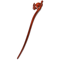 1 x Brand New Sosoport Wood Carving Rabbit Hairpin Wooden Hair Chopsticks Chinese Hair Stick Hairpins - RRP €22.68