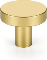 1 x RAW Customer Returns LONTAN Pack of 4 Cabinet Knobs Gold Furniture Knobs Round Knobs Cupboard Drawer Knobs Brass Drawer Knobs Vintage Dresser Knobs Gold Drawer Knobs Door Knob Gold for Bathroom LS7T001BB - RRP €8.16