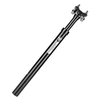 1 x RAW Customer Returns Bicycle seat post, suspension seat post with 27.2 30.9 31.6 x 400 mm diameter, seat post suspended from aluminum alloy for e-bike, MTB, downhill, trekking city bike 27.2 mm black  - RRP €35.99